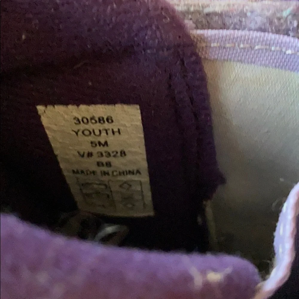 Lands End purple fleece